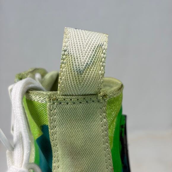 Palladium Pallabase Twill Boots Womens 7 Green Camo Custom Streetwear Artist - Picture 10 of 15